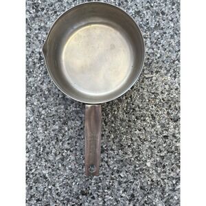 Foley Vintage Stainless Steel 2 Cup Measuring Cup with Pour Spout Silver MCM